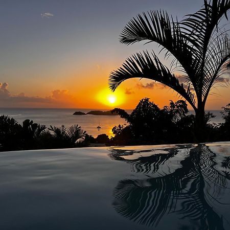Sunset Palm - Villa Creole Avec Piscine Face Au Coucher De Soleil Et A La Reserve Cousteau 波尔兰特 外观 照片