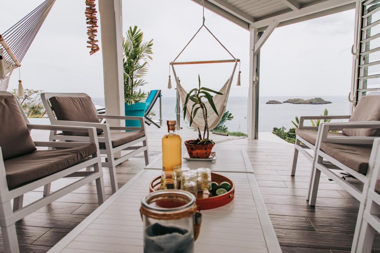 Sunset Palm - Villa Creole Avec Piscine Face Au Coucher De Soleil Et A La Reserve Cousteau 波尔兰特 外观 照片