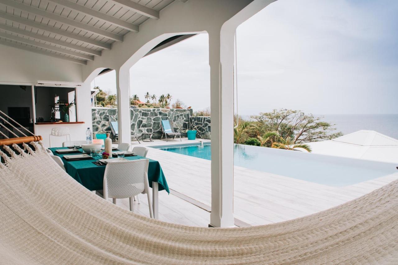 Sunset Palm - Villa Creole Avec Piscine Face Au Coucher De Soleil Et A La Reserve Cousteau 波尔兰特 外观 照片