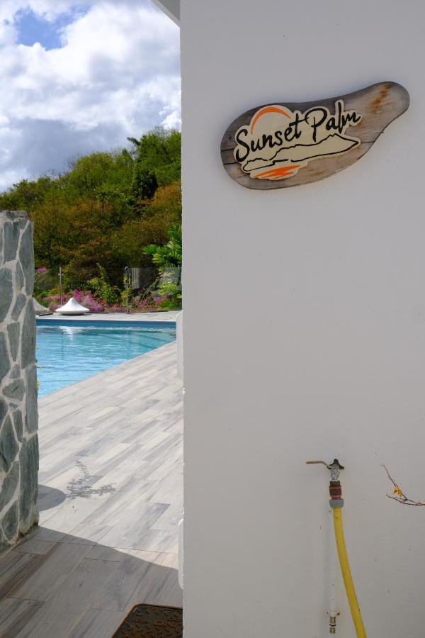 Sunset Palm - Villa Creole Avec Piscine Face Au Coucher De Soleil Et A La Reserve Cousteau 波尔兰特 外观 照片