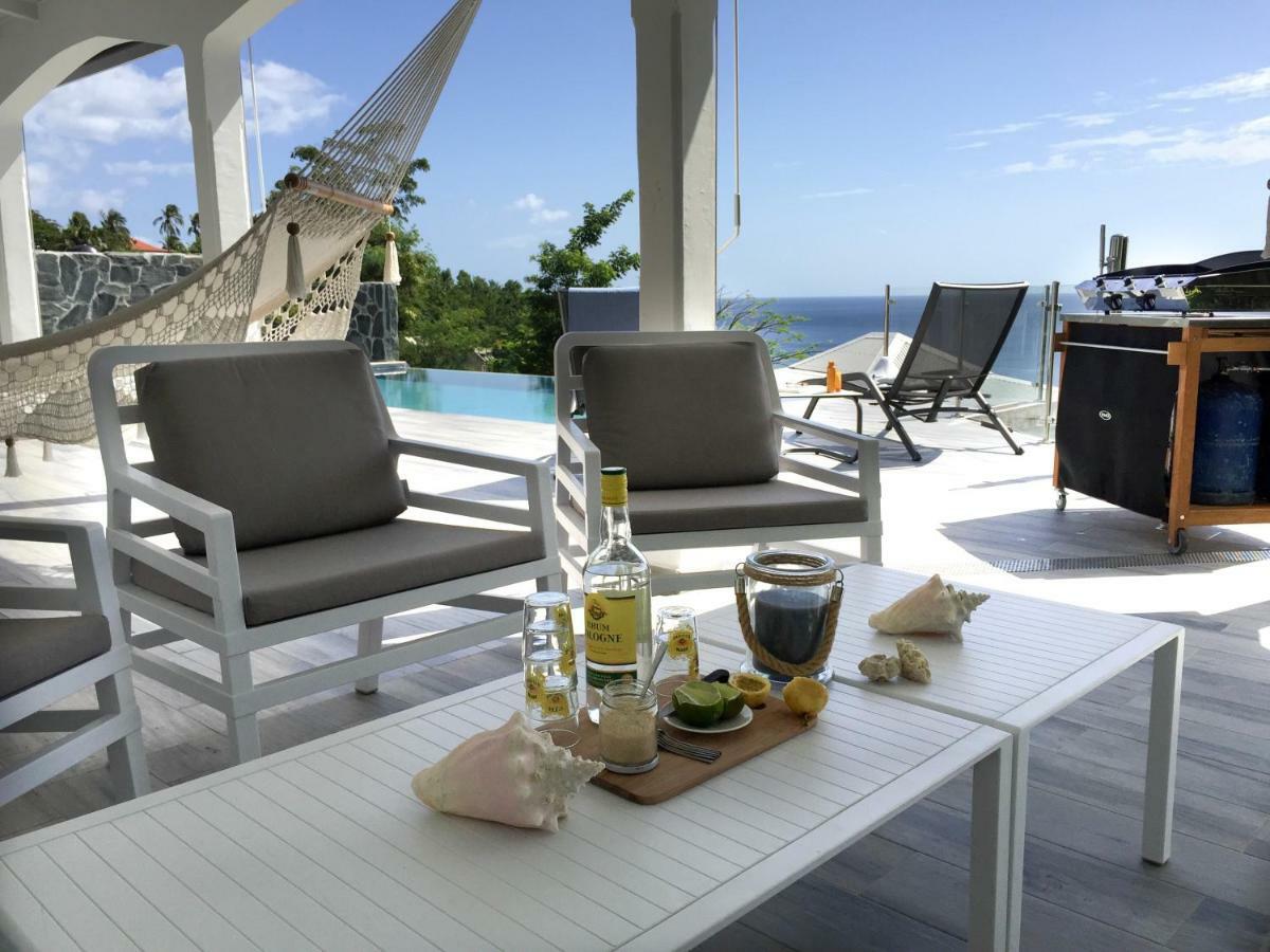 Sunset Palm - Villa Creole Avec Piscine Face Au Coucher De Soleil Et A La Reserve Cousteau 波尔兰特 外观 照片