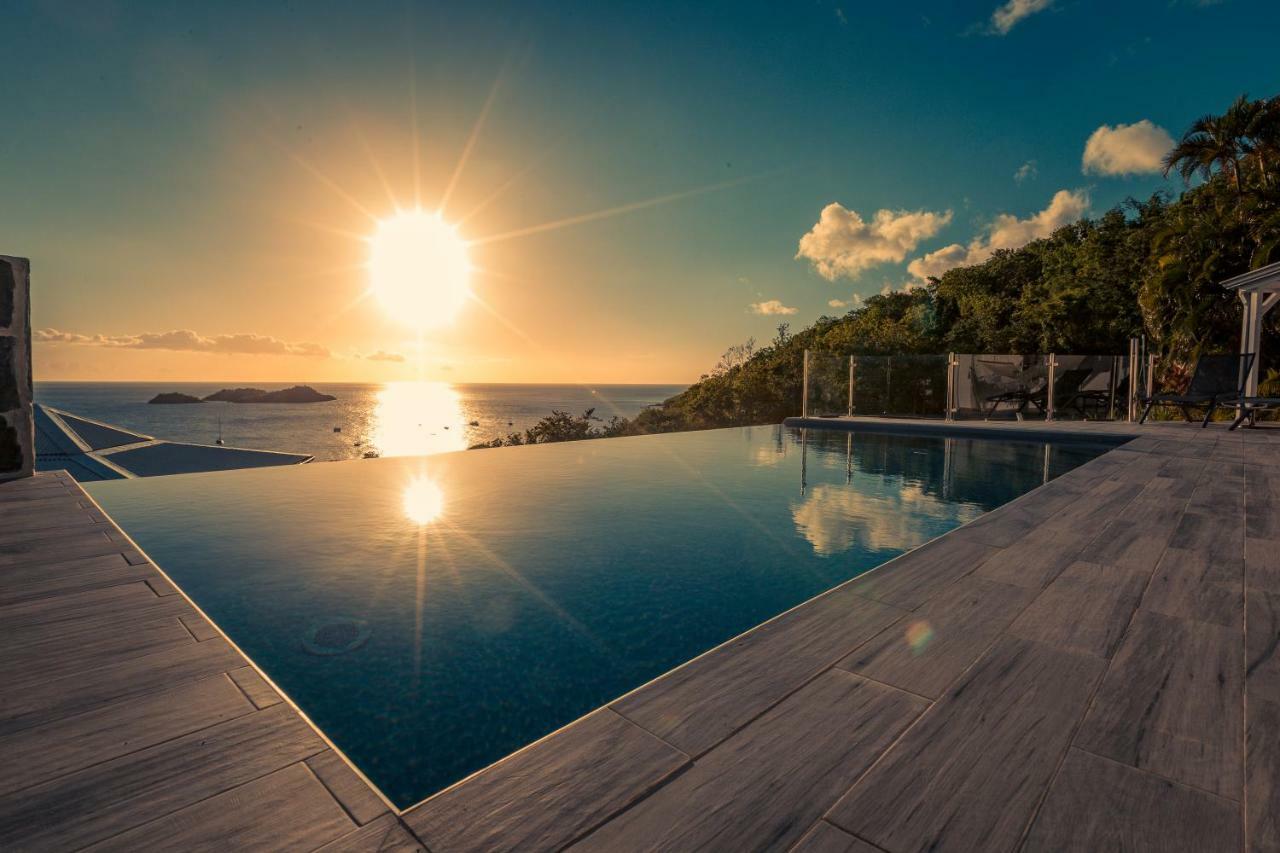 Sunset Palm - Villa Creole Avec Piscine Face Au Coucher De Soleil Et A La Reserve Cousteau 波尔兰特 外观 照片