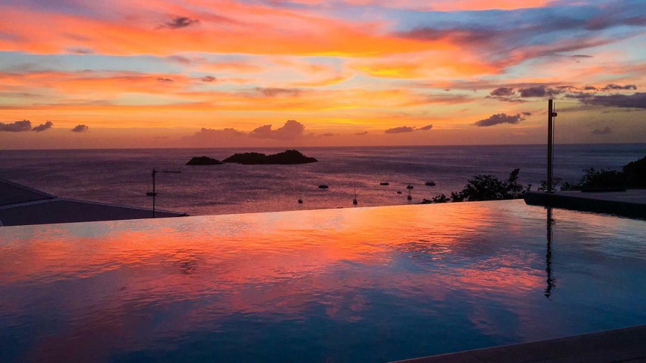 Sunset Palm - Villa Creole Avec Piscine Face Au Coucher De Soleil Et A La Reserve Cousteau 波尔兰特 外观 照片